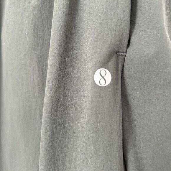 Layer 8 Pants Women L Green/Gray Pullon Qwick dry Pockets Outdoor Athleisure - Picture 7 of 12